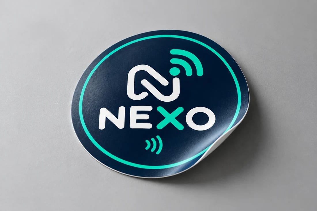 Sticker NFC personalizado para Green Label Detailing